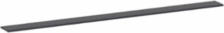 Thalassa PLM Canopy 747 mm x 62 mm, PVC, Black RAL 9005