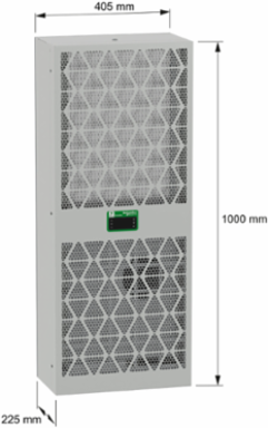 Side Connected Cooling Unit, Climasys CU, 1k2W, 2 Poles, 400/460V, 50/60Hz, IP55