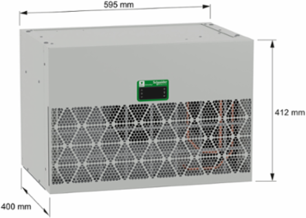 Roof Connected Cooling Unit, Climasys CU, 1,2kW, 230V, 50/60Hz, IP54