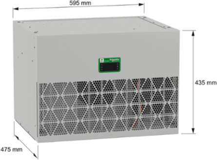 Roof Connected Cooling Unit, Climasys CU, 2kW, 3 poles, 380/460V, 50/60Hz, IP54