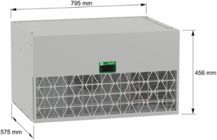 Roof Connected Cooling Unit, Climasys CU, 3kW, 3 poles, 380/460V, 50/60Hz, IP54