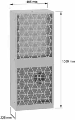Outdoor Connected Cooling Unit, Climasys CU, 2kW, 3 poles, 380/460V, 50/60Hz, IP55
