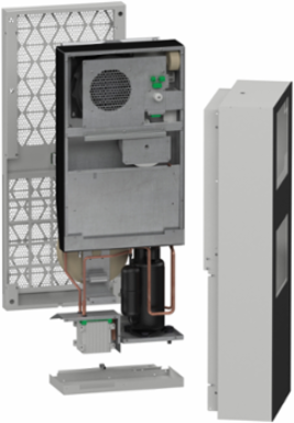 Side Connected Cooling Unit, Climasys CU, Stainless Steel, 1k6W, 230V, 50/60Hz, IP55