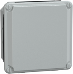 Low Plain Cover Metal Junction Box 4 Inch x 4 Inch x 1-15/16 Inch, IP55