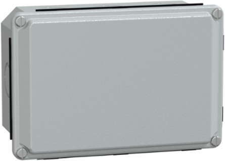 Metal Junction Box H155 x W105 x D61 IP55 Steel Gray