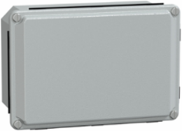 Metal Industrial Box - Low Plain Cover, H155 x W105 x D61 mm, IP55, Steel