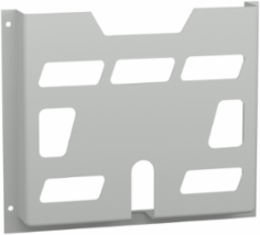 A4 Plastic Document Pocket 234x278x40 mm, Grey RAL 7035, Polystyrene