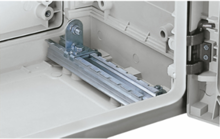 Step Slides Set for Mounting Plate Adjustment, 4 Rail, 35-350 mm Depth