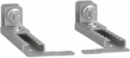 Step Slides Set with Adjustable Depth - Galvanised Steel, 94-156 mm