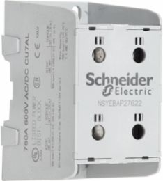 Power Distribution Block, 760A CU / 620A AL, 600V, Panel Mount, Finger Safe