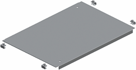 Spacial SF Plain Cable Gland Plate 1000 x 400 mm Galvanised Steel