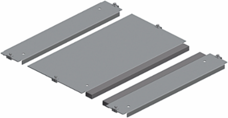 Cable Gland Plate, 600 mm x 800 mm, Galvanised Steel, Thickness 1.5 mm