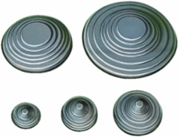 PVC Adjustable Cone-Shaped Cable Entries 70x3mm, 28-60 mm Cable Diameter, Set of 10