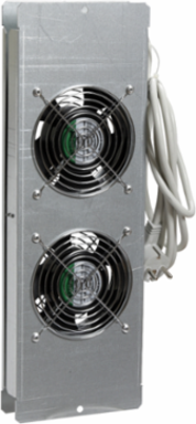 Actassi Ventilation Plate with 2 Fans, 170 m3/h Air Flow, Galvanised Steel
