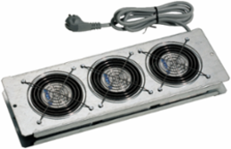 Actassi Ventilation Plate with 3 Fans, 170 m3/h Air Flow, Galvanized Steel