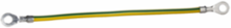 Earthing Wire 6 mm² x 130 mm with 6.4 mm Eyelet Hole, Set of 10