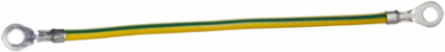 Earth Leads 10 mm2, 250 mm Length, 6.4 mm Eyelet Hole, Set of 10