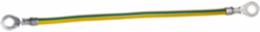 Earth Leads 10 mm2, 250 mm Length, 6.4 mm Eyelet Hole, Set of 10