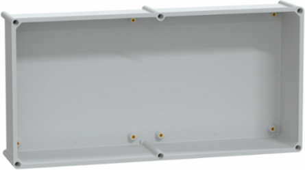 Polyester Rear Part for PLS Box 36x72x13.5cm, IP66, Fire Resistant 960°C