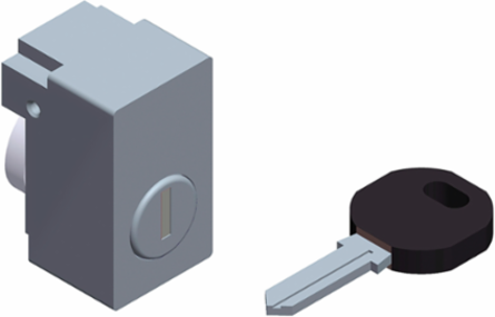 Cylindrical Barrel Keylock 3113A, Multi-Purpose for SF/SM/SD/PLA Enclosures