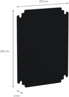Insulating Mounting Plate 300mm x 250mm, 4mm Thick, Bakelite Material