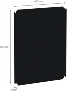 Insulating Mounting Plate H600xW500mm Bakelite 4mm Thick, 75kg Load Capacity