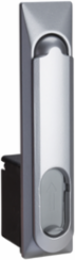 Stainless Enclosure Lock Handle, Zamak Painted, 3mm Double Bar, 0.42 kg