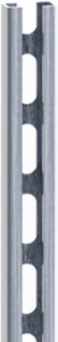 Vertical Aluminium Rail 3 Meter, Compact Profile 25 mm x 15 mm, Set of 10