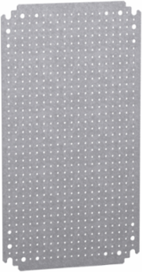 Microperforated Mounting Plate 500x300mm Galvanised Steel, 60kg Load