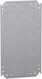 Microperforated Mounting Plate 500x300mm Galvanised Steel, 60kg Load