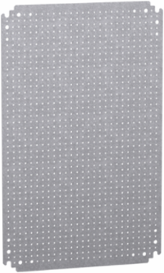 Microperforated Mounting Plate 600mm x 400mm, 90kg Load, Galvanised Steel