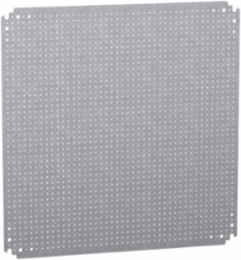 Microperforated Mounting Plate 600x600mm, Galvanised Steel, 135kg Load