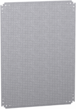 Microperforated Mounting Plate 800x600mm, Galvanized Steel, 135kg Load
