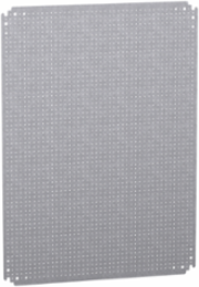 Microperforated Mounting Plate 800x600mm, Galvanized Steel, 135kg Load