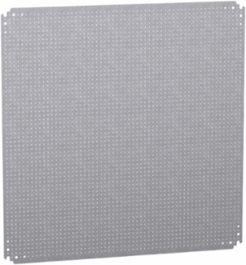 Microperforated Mounting Plate 800mm x 800mm, Galvanised Steel, 150kg Load