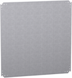 Microperforated Mounting Plate 800mm x 800mm, Galvanised Steel, 150kg Load