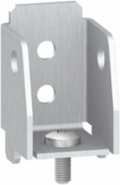 Vertical Rail Fixing Brackets, Steel, Height 36 mm, Depth 144 mm, Zinc Coated
