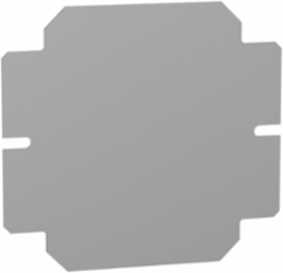 Plain Galvanised Mounting Plate 150mm x 150mm, 1.5mm Thick, 1.125kg Load