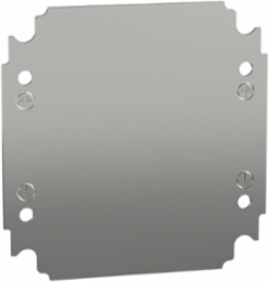 Plain Mounting Plate 200mm x 200mm Galvanised Steel, 1.8mm Thickness