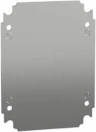 Plain Mounting Plate 250mm x 200mm, Galvanised Steel, 1.8mm Thick