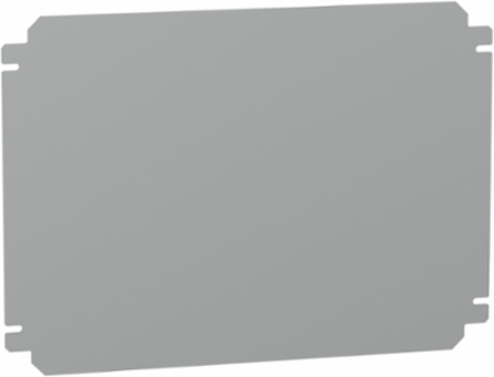 Plain Mounting Plate 300mm x 400mm Galvanised Steel 2mm Thickness