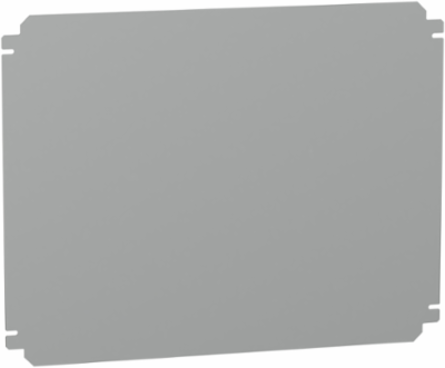 Plain Mounting Plate 400mm x 500mm Galvanized Steel, 2mm Thickness
