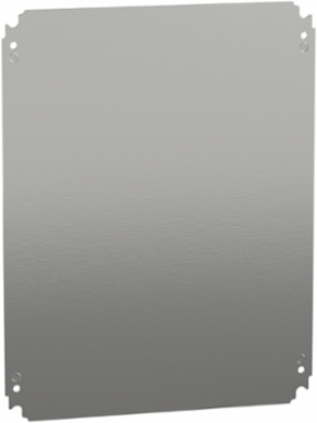 Plain Mounting Plate 500x400 mm Galvanised Steel, 90 kg Load