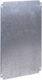 Mounting plate - enclosure H800xW600mm - polyester powder over galvanised sheet