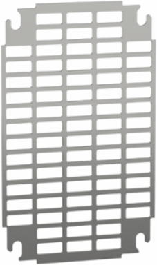 Monobloc Perforated Plate 300x200mm Grit 11x26mm, Zinc Coated, 80 Slots