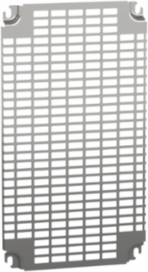 Monobloc Perforated Plate 500x300mm Steel, 261 Slots, Cut-Out 11x26mm
