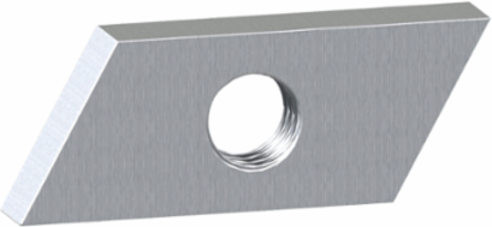 M6 Slide Nut for Vertical Aluminium Rails, Set of 100 Pieces