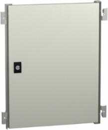 Internal Steel Door H500xW400mm RAL7035 with Lock and Adjustable Depth