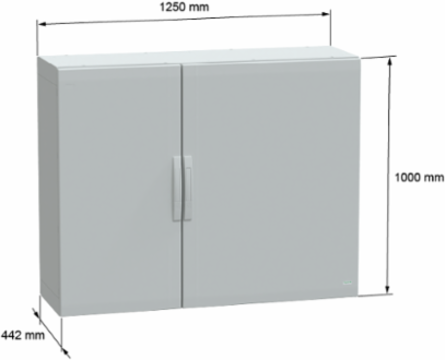 PanelSeT PLA Polyester Enclosure 1000x1250x420mm IP65 IK10