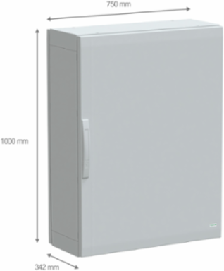 PanelSeT PLA 1000x750x320mm Polyester Enclosure, IP65, IK10